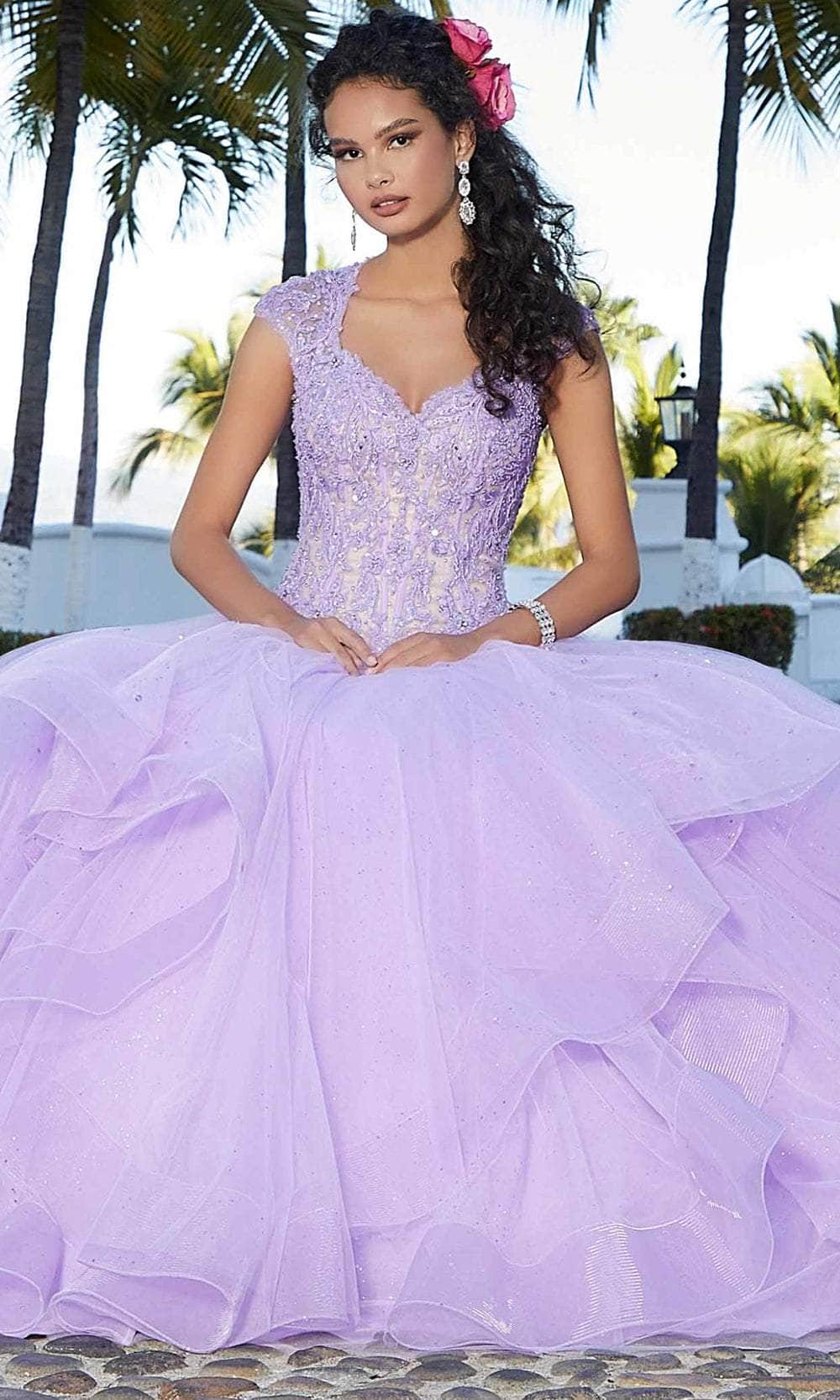 Mori Lee 60161 - Embellished Bodice Ballgown - view 7