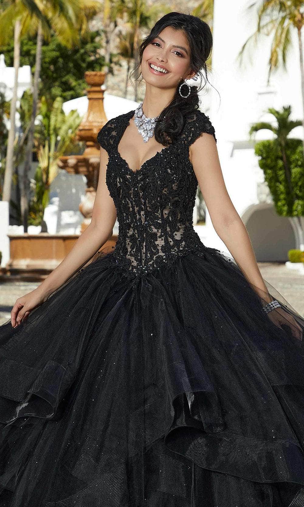 Mori Lee 60161 - Embellished Bodice Ballgown - view 5
