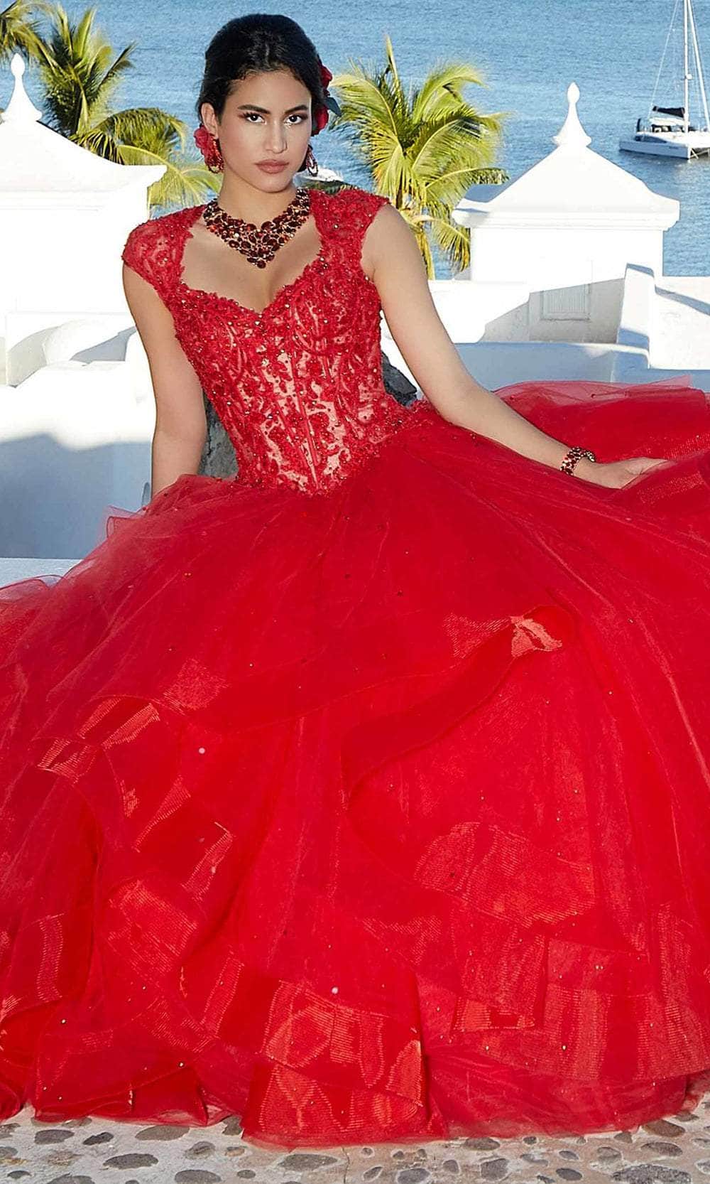 Mori Lee 60161 - Embellished Bodice Ballgown - view 8