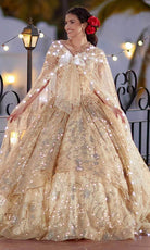 Mori Lee 60163 - Crystal Beaded Quinceanera Ballgown - view 6