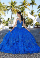Mori Lee 60163 - Crystal Beaded Quinceanera Ballgown - view 10