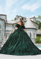 Mori Lee 60171 - Bow-Accented Back Sequin Ballgown - view 10