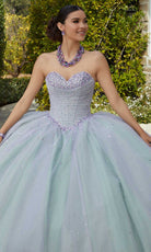 Mori Lee 60184 - Beaded Sweetheart Neck Ballgown - detail view