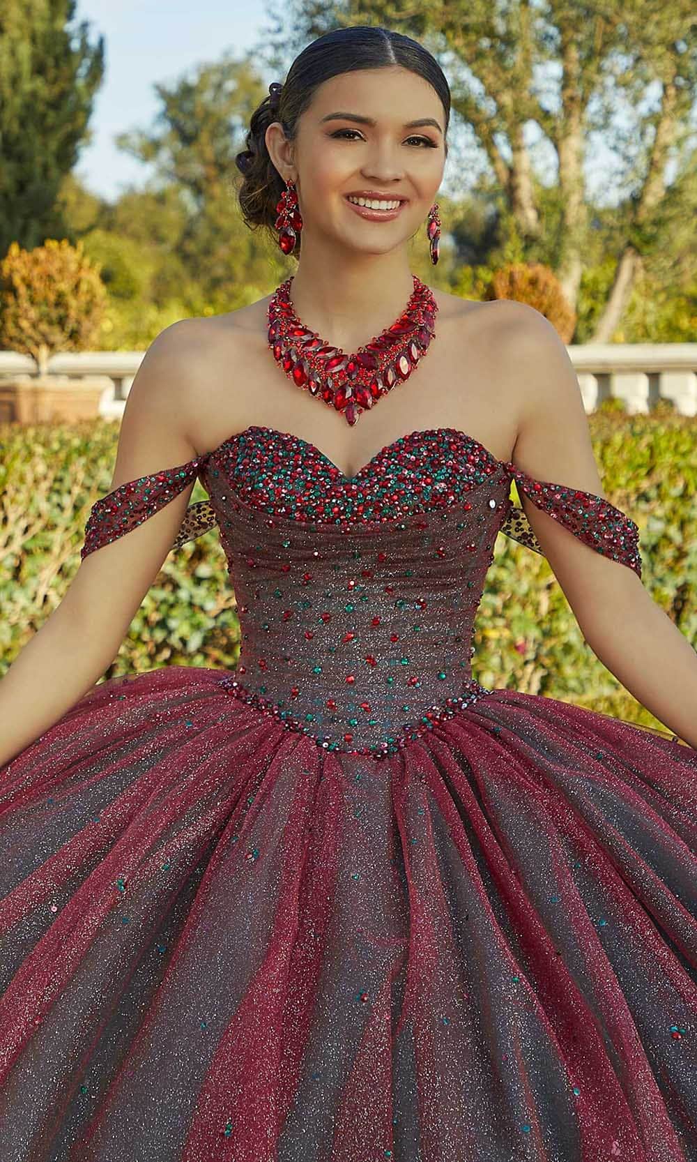 Mori Lee 60184 - Beaded Sweetheart Neck Ballgown - view 4