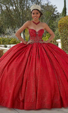 Mori Lee 60187 - Strapless Butterfly Ballgown - detail view