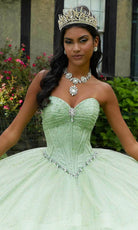 Mori Lee 60193 - Beaded Brooch Accented Sweetheart Neck Ballgown - view 6