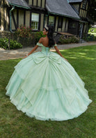 Mori Lee 60193 - Beaded Brooch Accented Sweetheart Neck Ballgown - view 7