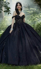 Mori Lee 60197 - 3D Floral Embellished Crystal Beaded Ballgown - designer ball gown at Silhouette Dresses