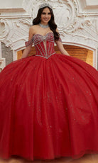 Mori Lee 60208 - Crystal Tulle Quinceanera Ballgown - view 4