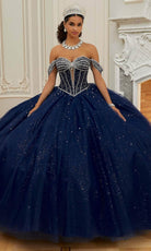 Mori Lee 60208 - Crystal Tulle Quinceanera Ballgown - designer quinceanera gown at Silhouette Dresses