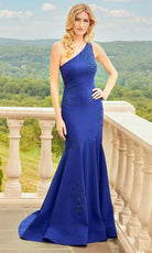 Mori Lee 72526 - Asymmetrical Bodice Prom Gown - designer prom dress at Silhouette Dresses