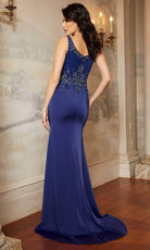 Mori Lee 72603 - Beaded V-Neck Evening Dress - view 5