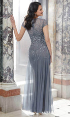 Mori Lee 72614 - Beaded Illusion Evening Dress - detail view