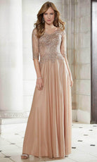 Mori Lee 72618 - Illusion Back Formal Gown - designer formal gown at Silhouette Dresses