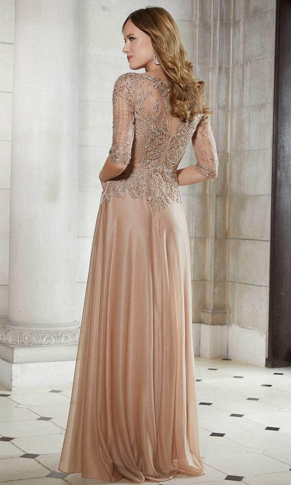 Mori Lee 72618 - Illusion Back Formal Gown - back view