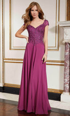Mori Lee 72626 - Chiffon Skirt Formal Dress - detail view