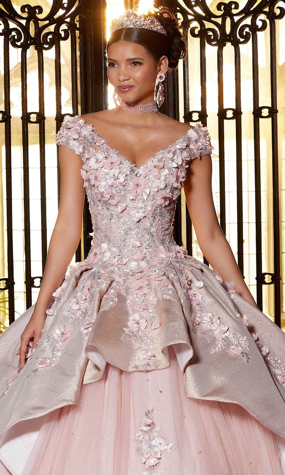 Mori Lee 89331 - Embellished Tulle Quinceañera Dress - view 4
