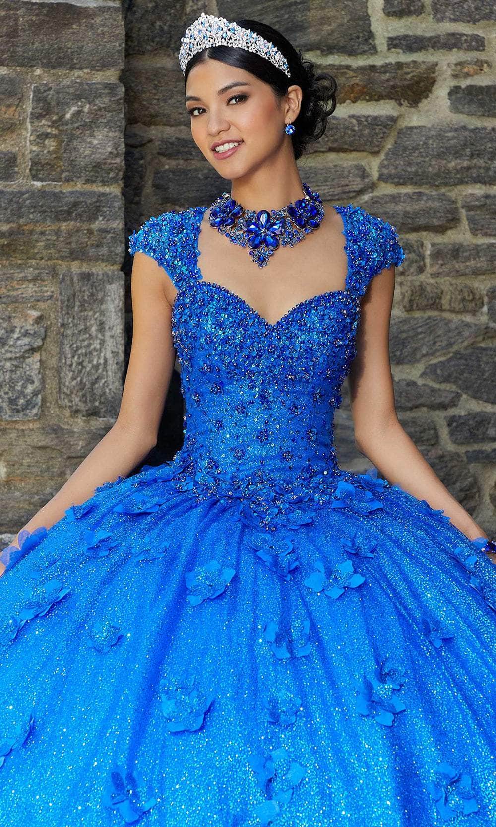 Mori Lee 89343 - Beaded Sweetheart Quinceañera Dress - view 5