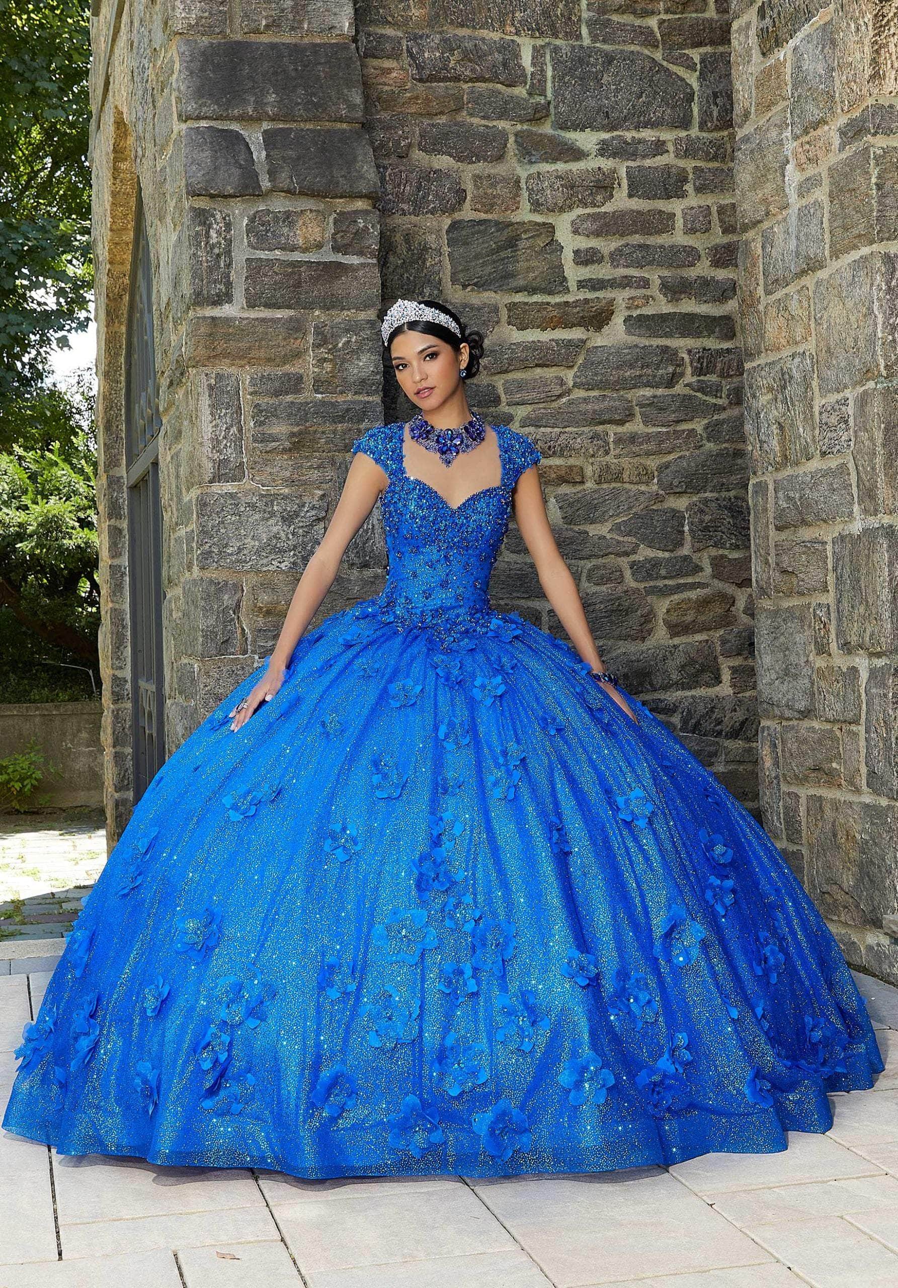 Mori Lee 89343 - Beaded Sweetheart Quinceañera Dress - view 4
