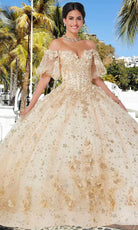 Mori Lee 89358 - Floral Appliqued Sweetheart Ballgown - view 6