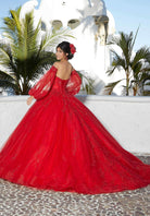 Mori Lee 89359 - Puffy Sleeve Sweetheart Ballgown - view 5