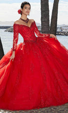 Mori Lee 89360 - Shimmered Tulle Quinceañera Dress - view 5
