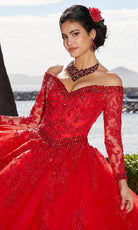 Mori Lee 89360 - Shimmered Tulle Quinceañera Dress - view 6