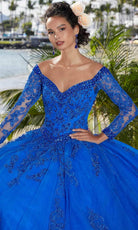 Mori Lee 89360 - Shimmered Tulle Quinceañera Dress - view 8