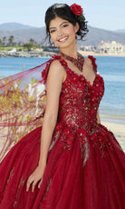 Mori Lee 89362 - Floral Appliqued Quinceañera Dress - view 5