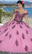 Mori Lee 89365 - Beaded Off-shoulder Ballgown - designer ball gown at Silhouette Dresses