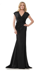 Marsoni by Colors MV1226 - V-Neck Cap Sleeve Mother of the Bride Dress - view 5