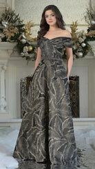 Marsoni by Colors MV1265 - Fold-Over Off Shoulder Formal Gown - view 5