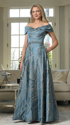 Marsoni by Colors MV1265 - Fold-Over Off Shoulder Formal Gown - view 6