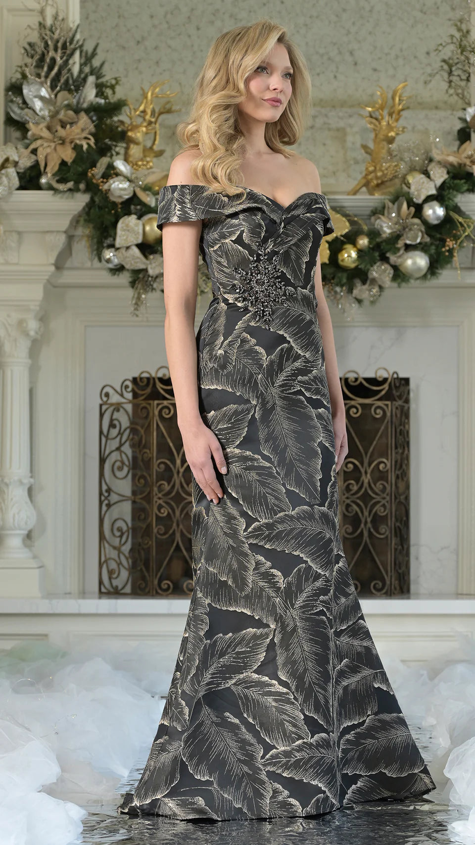 Marsoni by Colors MV1266 - Bejeweled Mermaid Evening Dress - view 6