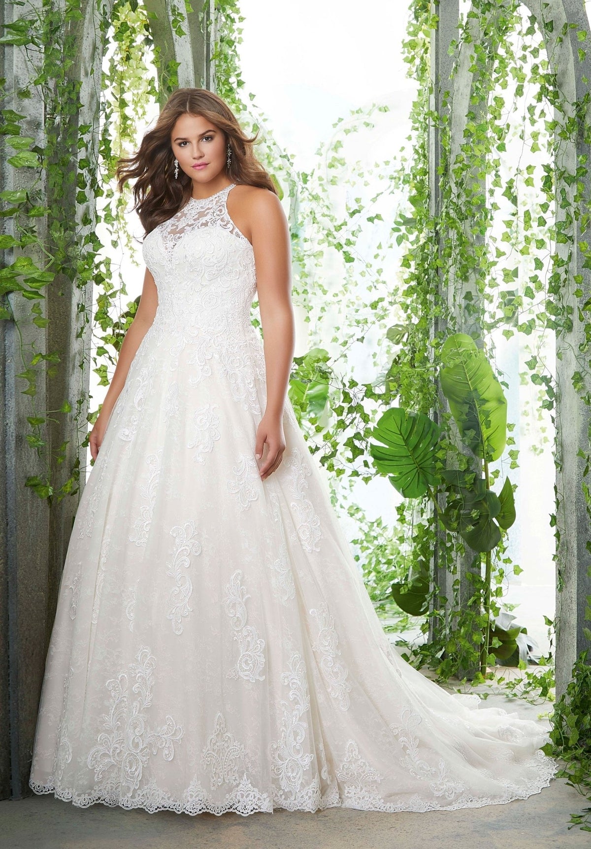 Perla Plus Size Wedding Dress - Silhouette Dresses