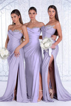 Portia and Scarlett - PS21218 Sweetheart Neck Drape Simple Prom Gown - view 14
