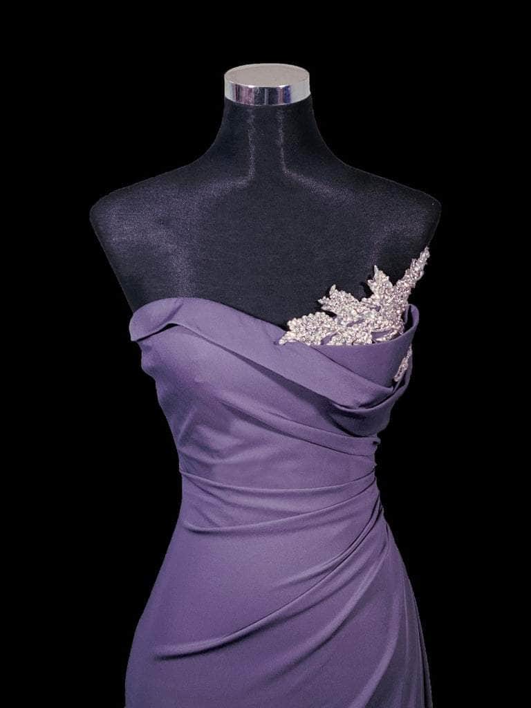 Portia and Scarlett - PS21218 Sweetheart Neck Drape Simple Prom Gown - view 6
