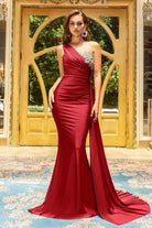 Portia and Scarlett - PS21219 Embellished One Shoulder Trumpet Dress - view 6