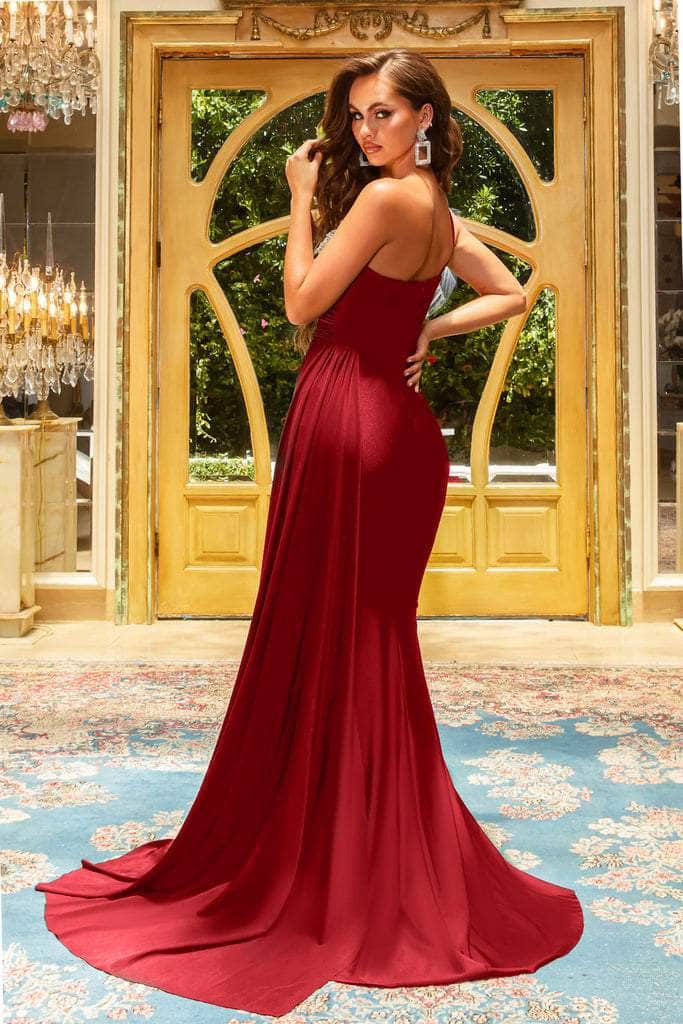 Portia and Scarlett - PS21219 Embellished One Shoulder Trumpet Dress - view 7