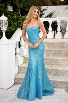 Portia and Scarlett - Ps22036 Corset Style Sequin Gown - view 5