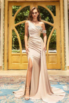 Portia and Scarlett - PS22222 Asymmetrical Sheath Evening Dress - view 4