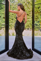 Portia and Scarlett - PS22350 One-Shoulder Sequin Mermaid Gown - view 6