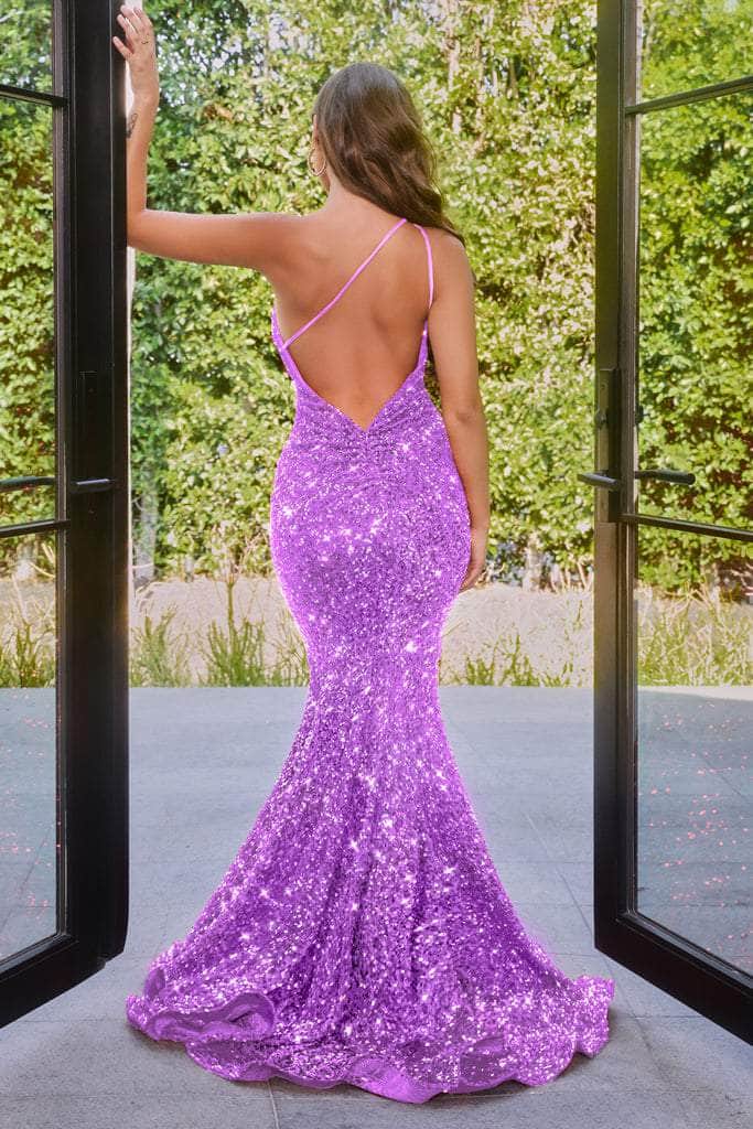 Portia and Scarlett - PS22350 One-Shoulder Sequin Mermaid Gown - view 12