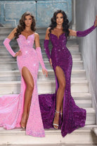 Portia and Scarlett PS23521 Sequined Strapless Dress