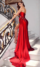 Portia and Scarlett PS23646 - Sweetheart High Slit Prom Gown - Silhouette Dresses