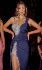 Portia and Scarlett PS23648E - Crystal Embellished Evening Gown - Silhouette Dresses
