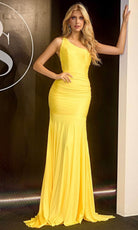 Portia and Scarlett PS24051X - Asymmetrical Trumpet Prom Dress - view 8