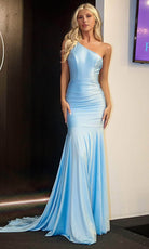 Portia and Scarlett PS24051X - Asymmetrical Trumpet Prom Dress - view 11