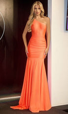 Portia and Scarlett PS24051X - Asymmetrical Trumpet Prom Dress