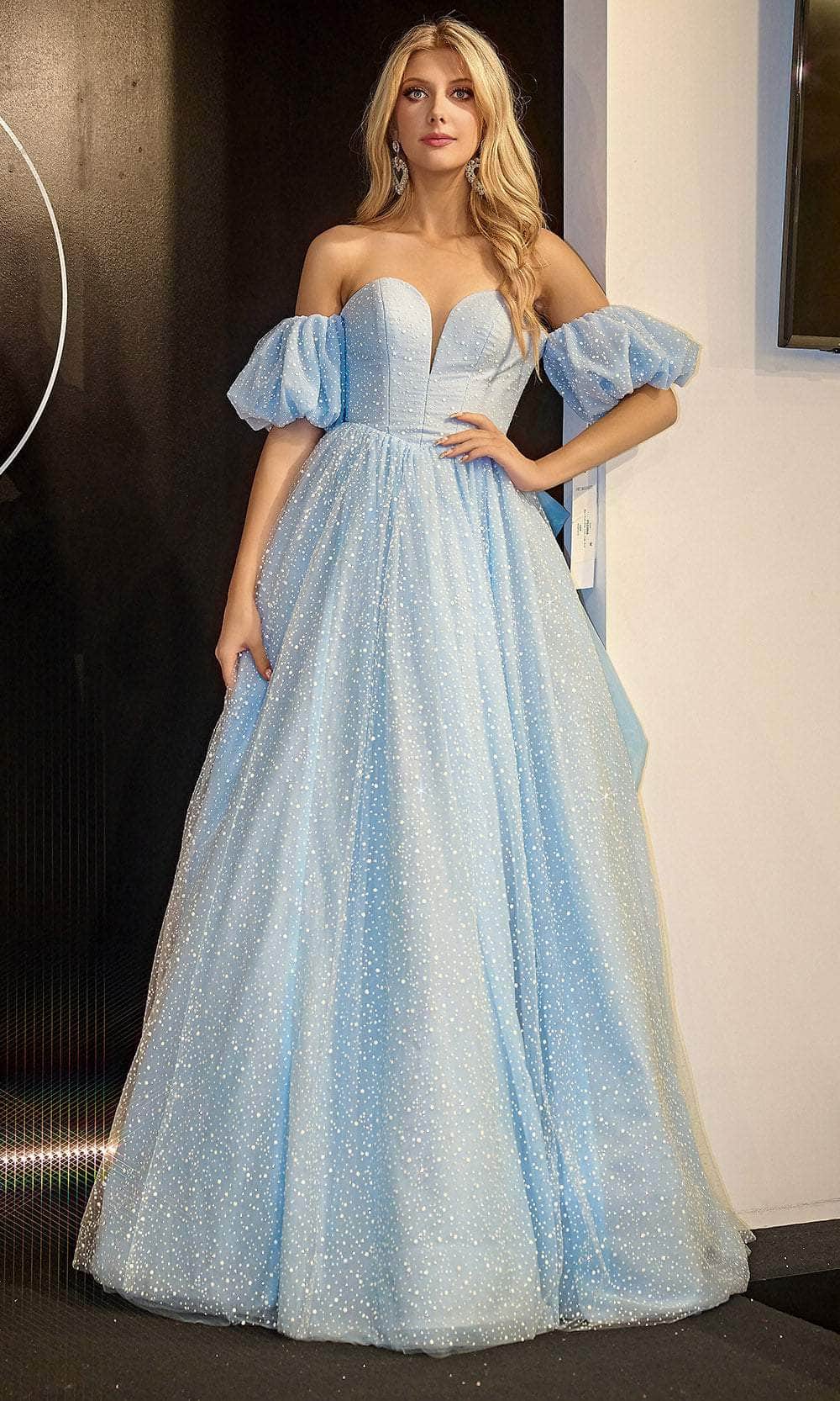 Portia and Scarlett PS24066 - Sweetheart Ballgown with Slit - designer ball gown at Silhouette Dresses